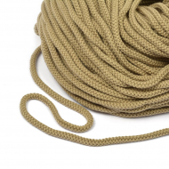 Шнур круглый полиэфир 09мм арт.1с-90, цв.льняной уп.100м