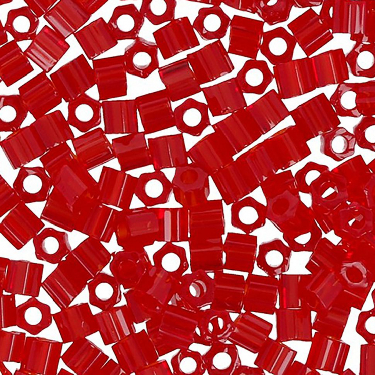 Бисер Япония "TOHO" 11/0  HEXAGON №2  2.2 мм 5 х 5 г №0005C гранатовый