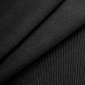 Кашкорсе трикотажное полотно 400г/м?  95%хб 5%эл  шир.60+60см арт.ШН-400955-02 цв.черный уп.15м