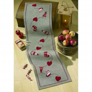 Набор для вышивания PERMIN арт.68-0246 Дорожка Рождество 33х116 см