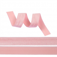 Резинка TBY бельевая окантовочная блестящая шир.15мм цв.F133 нежно-розовый уп.50 м Резинка TBY бельевая окантовочная блестящая шир.15мм цв.F133 нежно-розовый уп.50 м