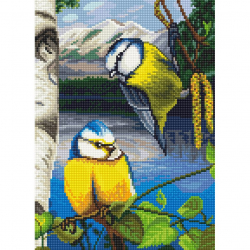 Алмазная мозаика Ah5527 Вестники весны 26х36