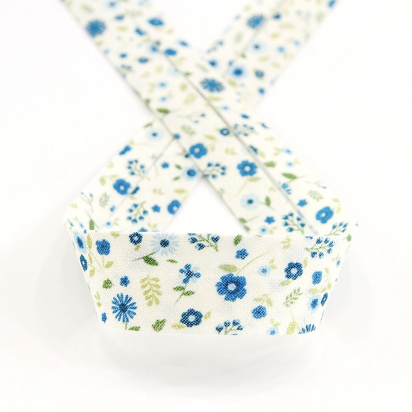 Косая бейка с рисунком SAFISA, арт.6626, 20 мм, 20 м, цвет 02