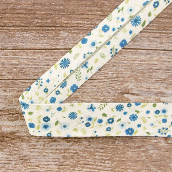 Косая бейка с рисунком SAFISA, арт.6626, 20 мм, 20 м, цвет 02