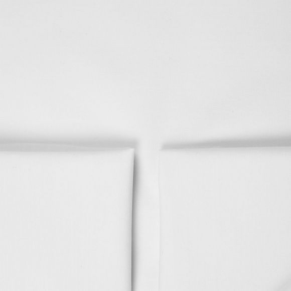 Ткань ТиСи поплин стрейч 110 г/м? 65% пэ, 33% хлопок, 2% спандекс шир.150 см арт.TBY.TC.01 цв.белый рул.25м