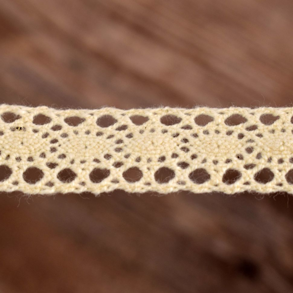 173826_Хлопковое кружево, 16 мм, цвет натуральный