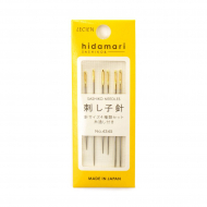 177248_Иглы ручные COSMO Hidamari Sashiko для вышивания в японской технике сашико, 6 шт, ассорти