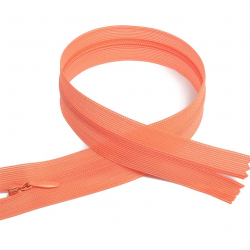 Молния MaxZipper пласт. потайная №3 20см н/р цв.F156 розовый уп.50шт