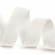 Тесьма киперная 10 мм хлопок 1,8г/см арт.08с-3495 цв.белый 003 уп.50м