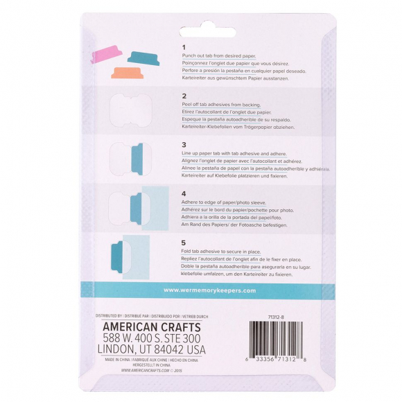 Дырокол фигурный "Вкладка" с наклейками для разделителей