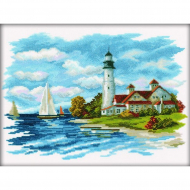 Набор для вышивания РТО арт.M198 Прибрежная красота 34х25,5 см