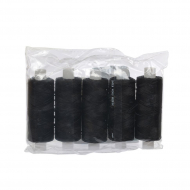 Нитки Обувные цв. черный 150м наб.5шт Нитки Обувные цв. черный 150м наб.5шт