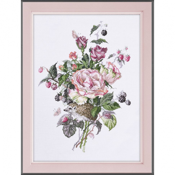 Набор для вышивания ОВЕН арт. 1212 Колкая красота 25х35 см