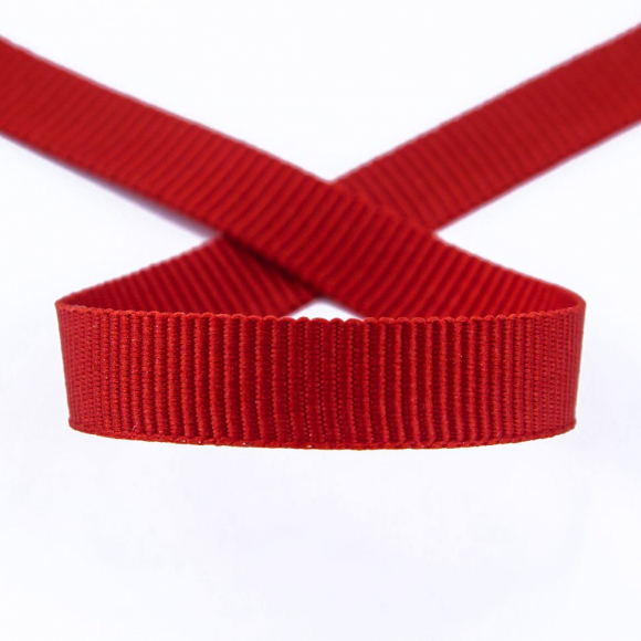 113409_Лента репсовая PEGA, цвет красный, 7 мм 113409_Лента репсовая PEGA, цвет красный, 7 мм