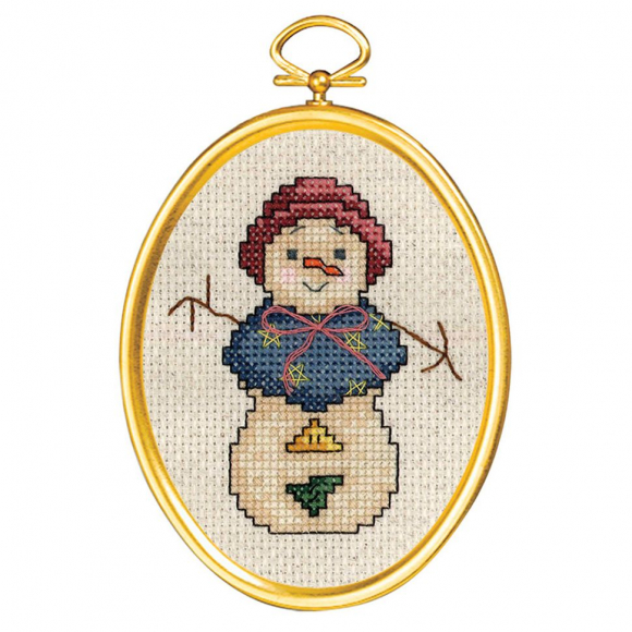 Набор для вышивания JANLYNN арт.021-1791 Снежная Леди 7,6х10 см Набор для вышивания JANLYNN арт.021-1791 Снежная Леди 7,6х10 см