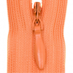 Молния потайная нераз 20см S-043 оранжевый персиковый SBS уп.100шт