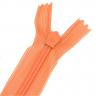Молния потайная нераз 20см S-043 оранжевый персиковый SBS уп.100шт