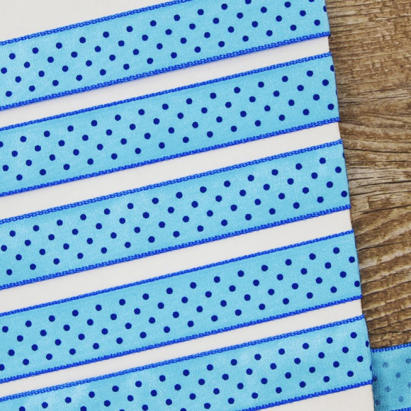 Лента с рисунком SAFISA, 15 мм, 15 м, цвет 16, бирюзовый Лента с рисунком SAFISA, 15 мм, 15 м, цвет 16, бирюзовый