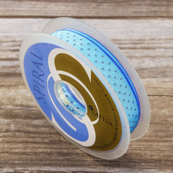 Лента с рисунком SAFISA, 15 мм, 15 м, цвет 16, бирюзовый Лента с рисунком SAFISA, 15 мм, 15 м, цвет 16, бирюзовый