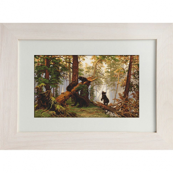 Набор для вышивания LUCA-S арт. B452 Утро в сосновом лесу 53,5х35,5 см Набор для вышивания LUCA-S арт. B452 Утро в сосновом лесу 53,5х35,5 см