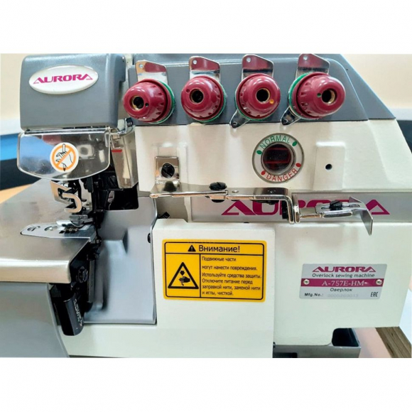 5-ти ниточный оверлок Aurora A-757E-HM с бытовым мотором