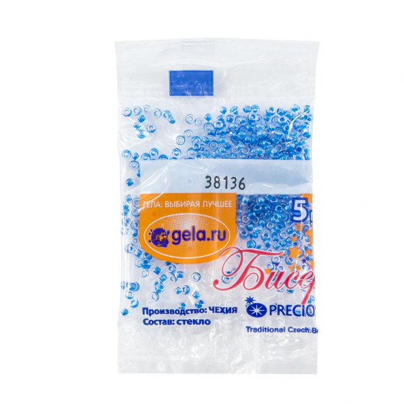 Бисер №10, 5 г., цвет 38136