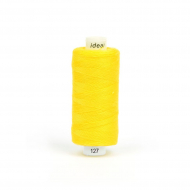 Нитки IDEAL бытовые 40/2 полиэстер 366м цв.127 желтый