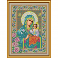 59983_Набор для вышивания бисером Икона "Неувядаемый цвет"