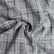 Ткань Костюмная 200 г кв.м 55% полиэстер, 40% вискоза, 5% спандекс шир.150 см арт.Р.18526.03 цв.03 черный уп.25м