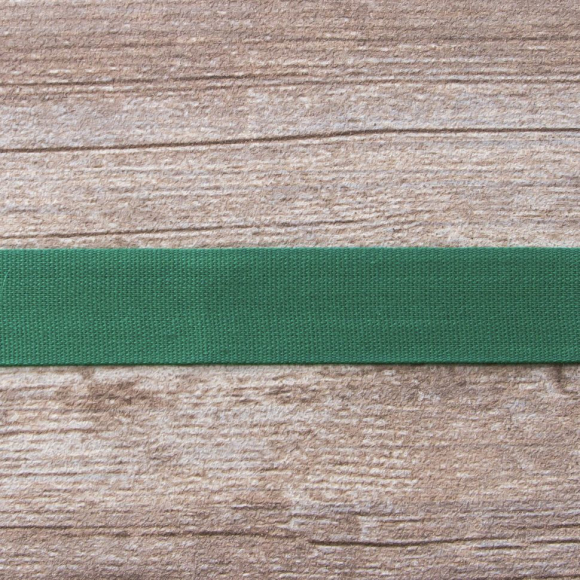 32158_Тесьма киперная хлопковая на блистере SAFISA, 25 мм, 2 м , цвет 25, зеленый