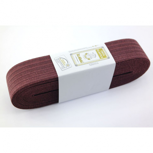 113963_Резинка-пояс, 40 мм, цвет бордо