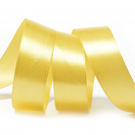 Лента атласная 25мм цв.3021 св.горчичный IDEAL уп.27,4 м