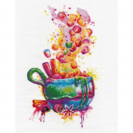 Набор для вышивания ОВЕН арт. 1436  Волшебный Маршмэллоу 16х27 см