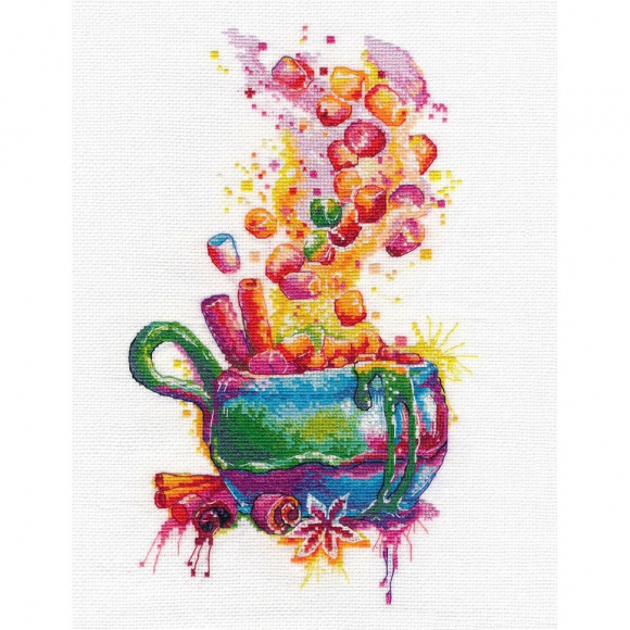 Набор для вышивания ОВЕН арт. 1436  Волшебный Маршмэллоу 16х27 см