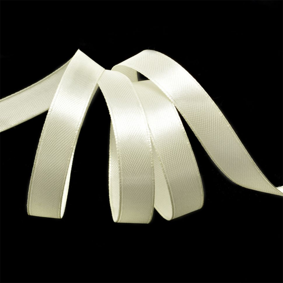 Лента атласная 12мм цв.3002 кремовый IDEAL уп.27,4 м