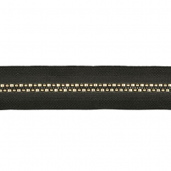 Молния MaxZipper трактор №5 1 замок ТТ3, 60см, цв.черн/золото уп.10шт