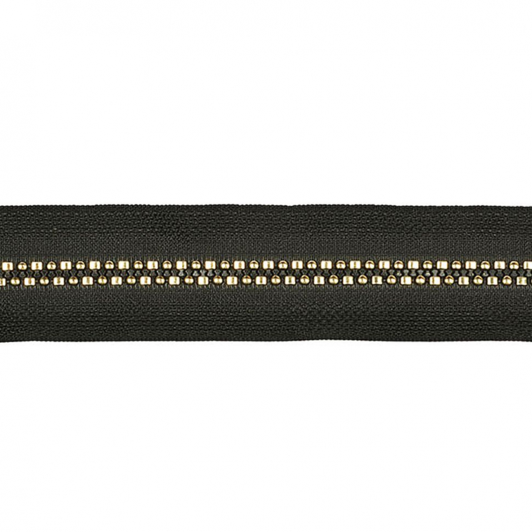 Молния MaxZipper трактор №5 1 замок ТТ3, 60см, цв.черн/золото уп.10шт