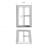 Пряжка металлическая TBY.2621 28,5х38мм, внутр. размер 30мм цв. никель уп. 10шт Пряжка металлическая TBY.2621 28,5х38мм, внутр. размер 30мм цв. никель уп. 10шт