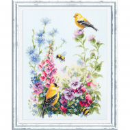 Набор для вышивания ЧУДЕСНАЯ ИГЛА арт.130-031 Летняя песня 31х40 см