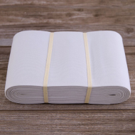 113429_Резинка, цвет белый, 150 мм