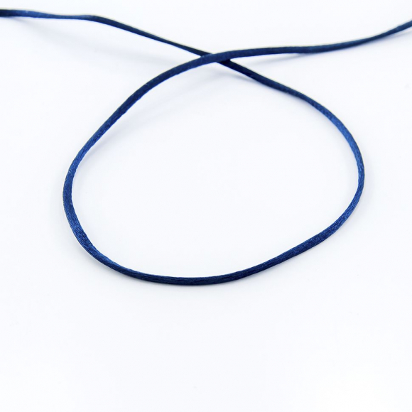 Шнур атласный мини-рулон, 1,5 мм, 4,5 м, цвет 15, голубой Шнур атласный мини-рулон, 1,5 мм, 4,5 м, цвет 15, голубой