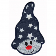 Термоаппликация HKM "Wichtel blau mit wei?en Sternen"