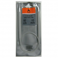 50269 PONY Спицы круговые для вязания 10,00 мм/ 80 см, пластик