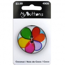 88180_Пуговица My Buttons - Coconut "Balloons"