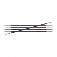 29033 Knit Pro Спицы чулочные для вязания Royale 3мм /20см, ламинированная береза, фиолетовый, 5шт