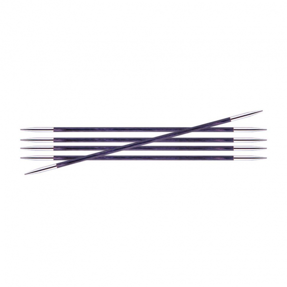 29033 Knit Pro Спицы чулочные для вязания Royale 3мм /20см, ламинированная береза, фиолетовый, 5шт 29033 Knit Pro Спицы чулочные для вязания Royale 3мм /20см, ламинированная береза, фиолетовый, 5шт