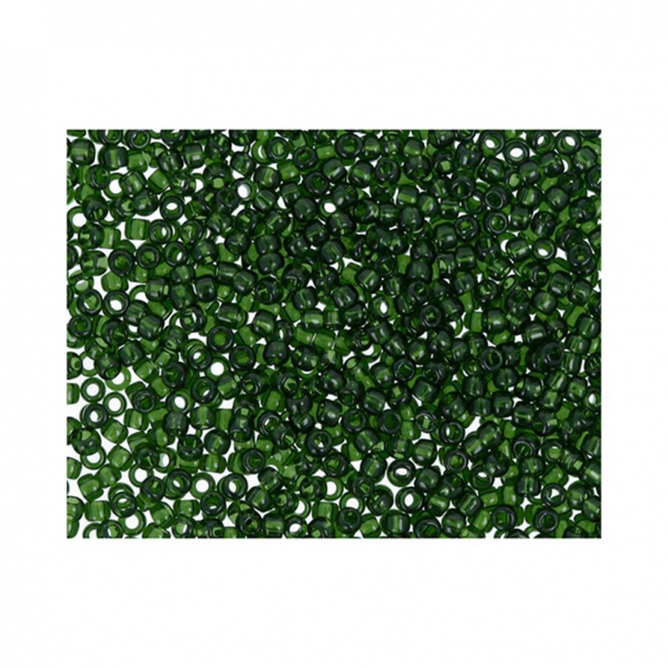 Бисер Япония "TOHO" 15/0  круглый 1  1.5 мм 5 х 5 г №0940 травяной