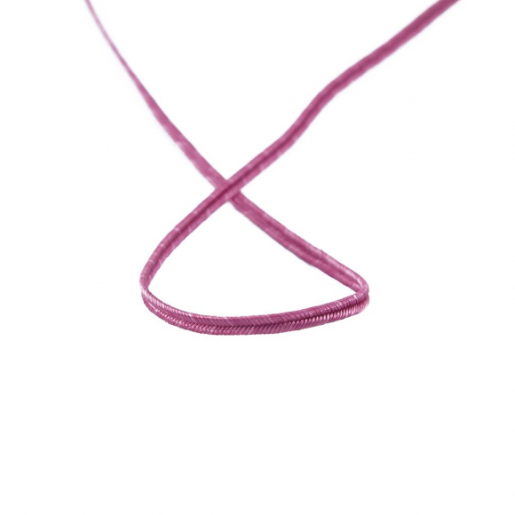 Шнур-сутаж PEGA, цвет фуксии, 3 мм