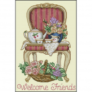 Набор для вышивания DIMENSIONS арт.DMS-06954 Время чаепития 13х18 см