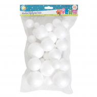 66579_Набор форм из пенопласта "Шар - ассорти" (40 шт)